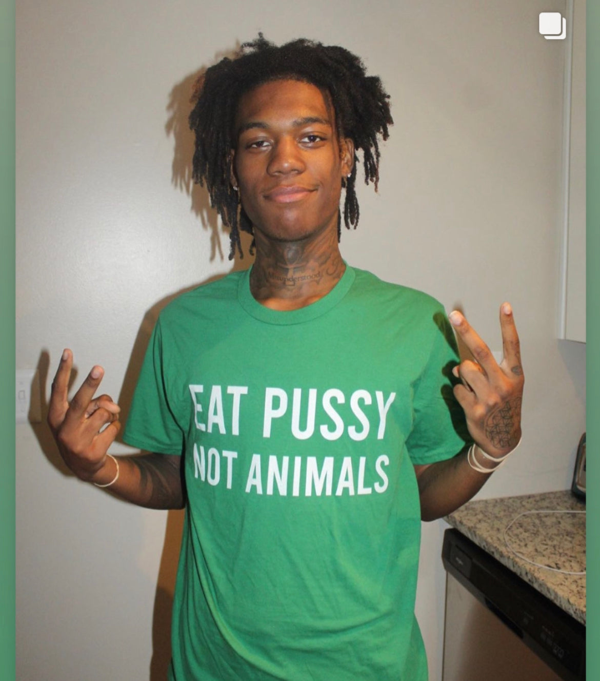 Eat pussy not animals